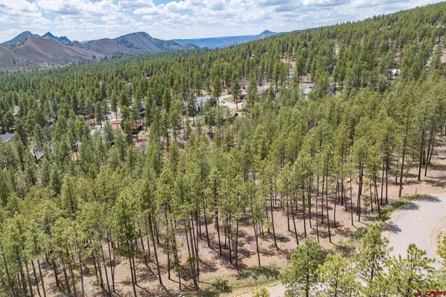 a view of lake with mountain