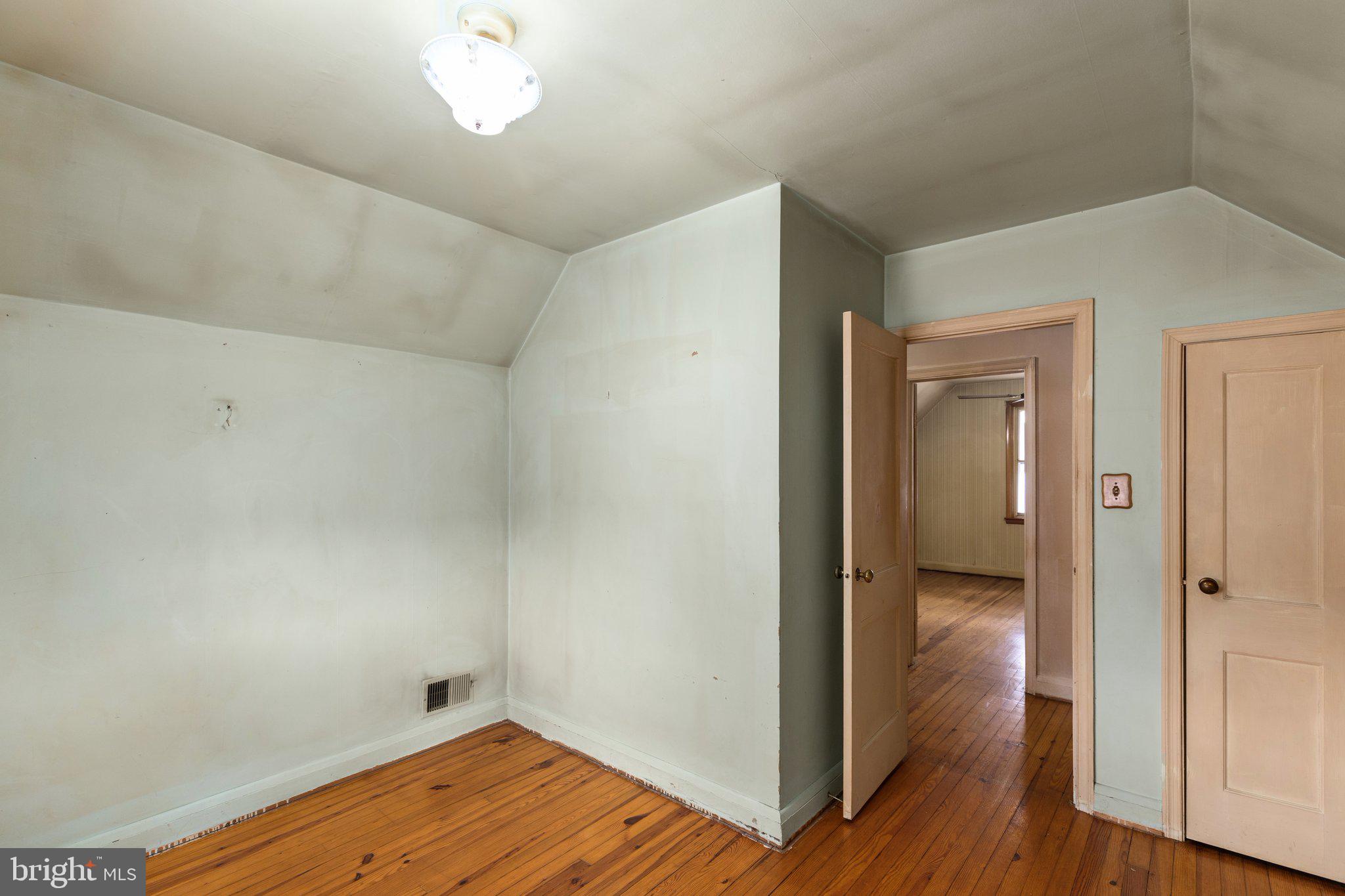 1711 Rita Road Dundalk, MD 21222 - Photo 30 of 33 Upper Level Bedroom 3 With Original Wood Floors !