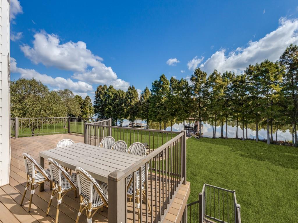 5848 Lago Vista Athens, TX 75752 - Photo 21 of 33 a balcony with furniture and a lake view