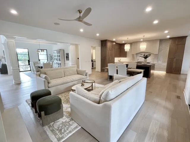 a kitchen with a sink and a stove