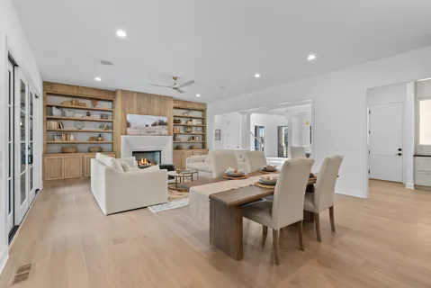 a kitchen with stainless steel appliances a sink and cabinets