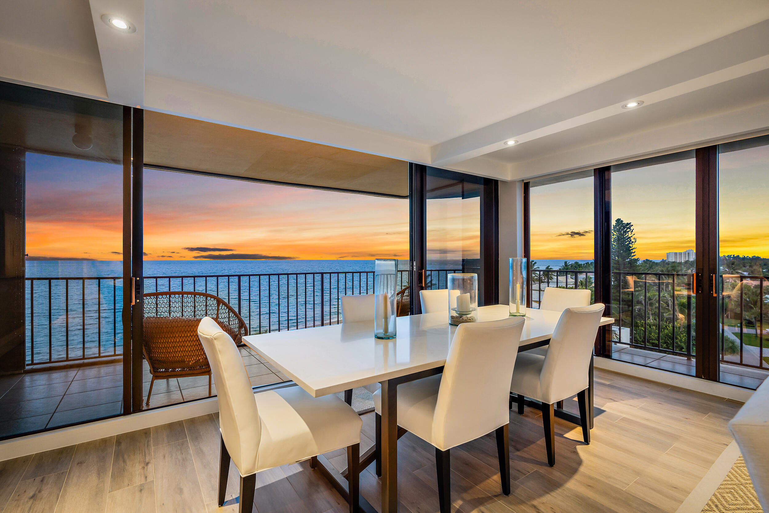 100 South Beach Road, Unit 604 Tequesta, FL 33469 - Photo 1 of 58 a dining room with furniture window and wooden floor