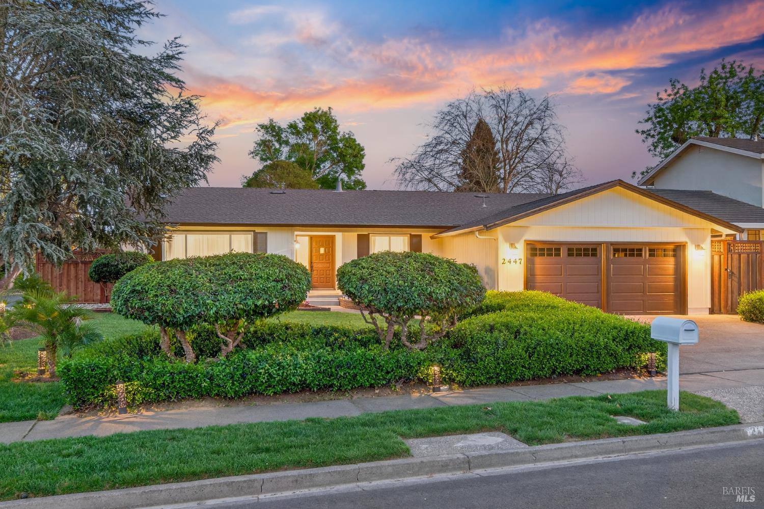 2447 Rigdon Street Napa, CA 94558 - Photo 63 of 79 a front view of a house with garden