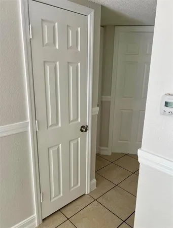 a view of a door in the house
