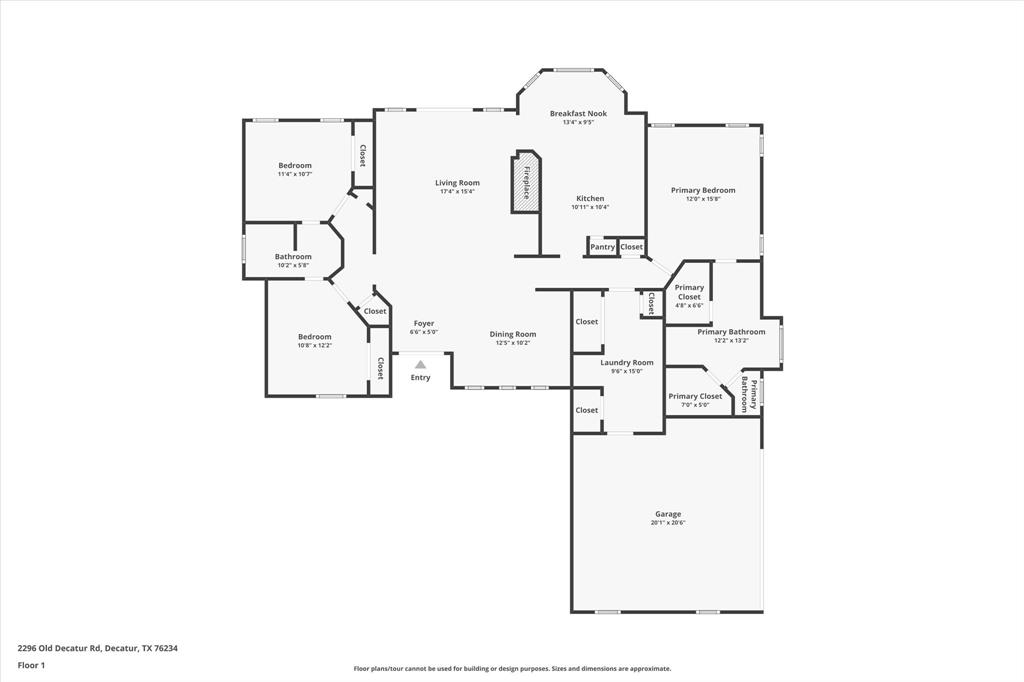 2296 Old Decatur Road Decatur, TX 76234 - Photo 39 of 39 View of property floor plan