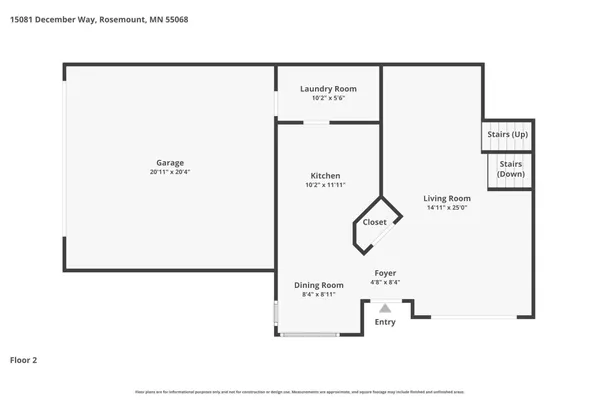 $320,000 | 15081 December Way, Rosemount, MN 55068