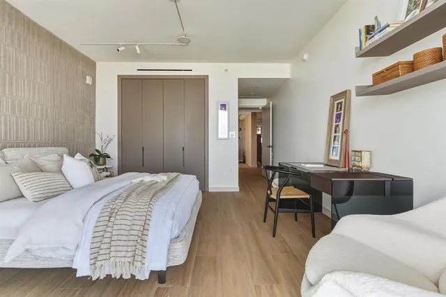 a view of a patio with swimming pool