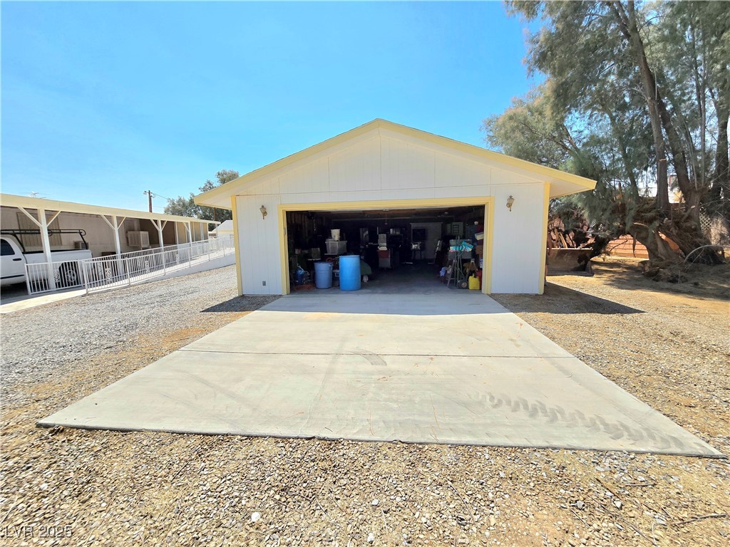 2321 West Simkins Road Pahrump, NV 89060 - Photo 54 of 80 View of detached garage