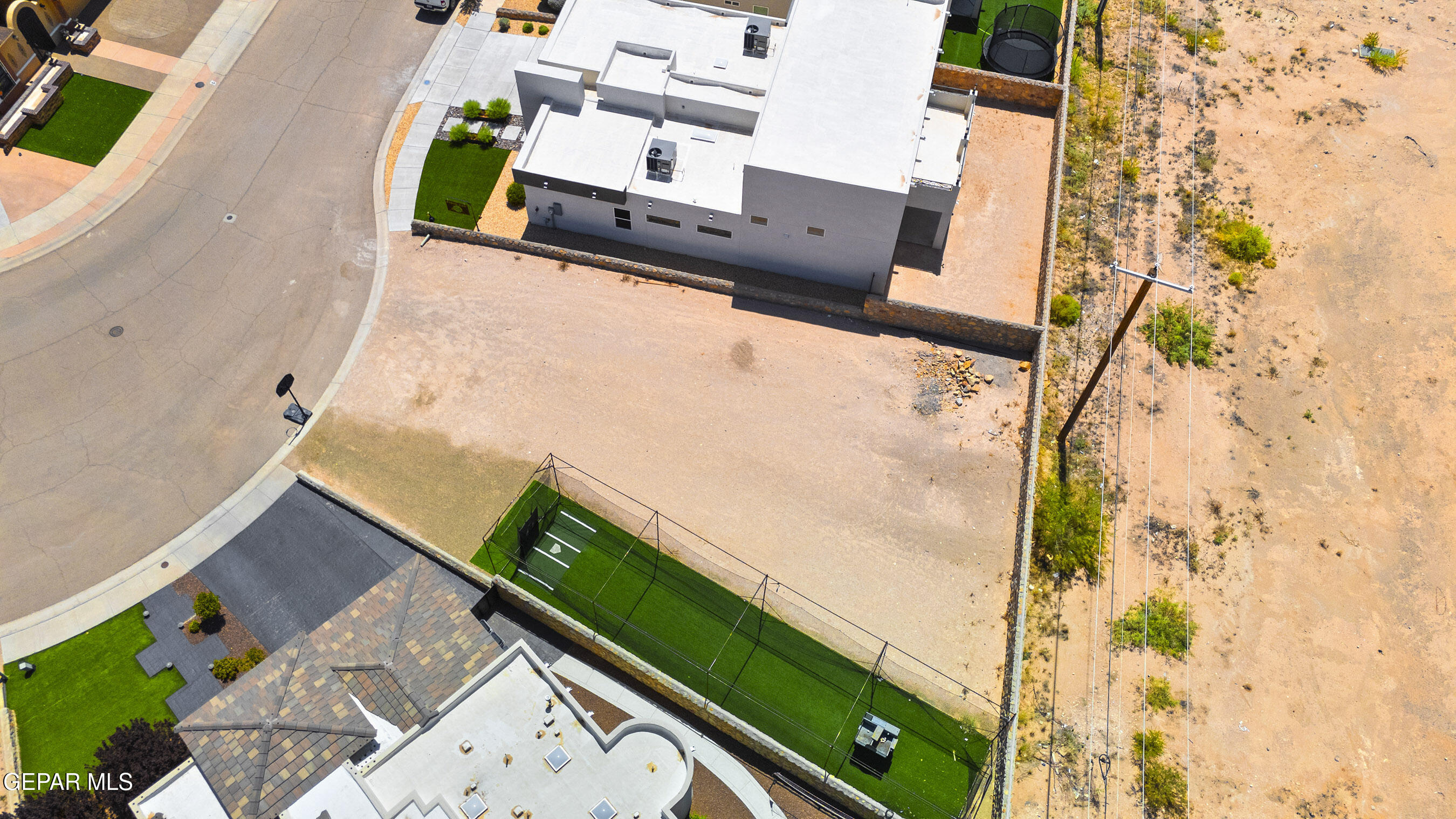 3145 Tunnel Point Way El Paso, TX 79938 - Photo 16 of 20 an aerial view of house with yard