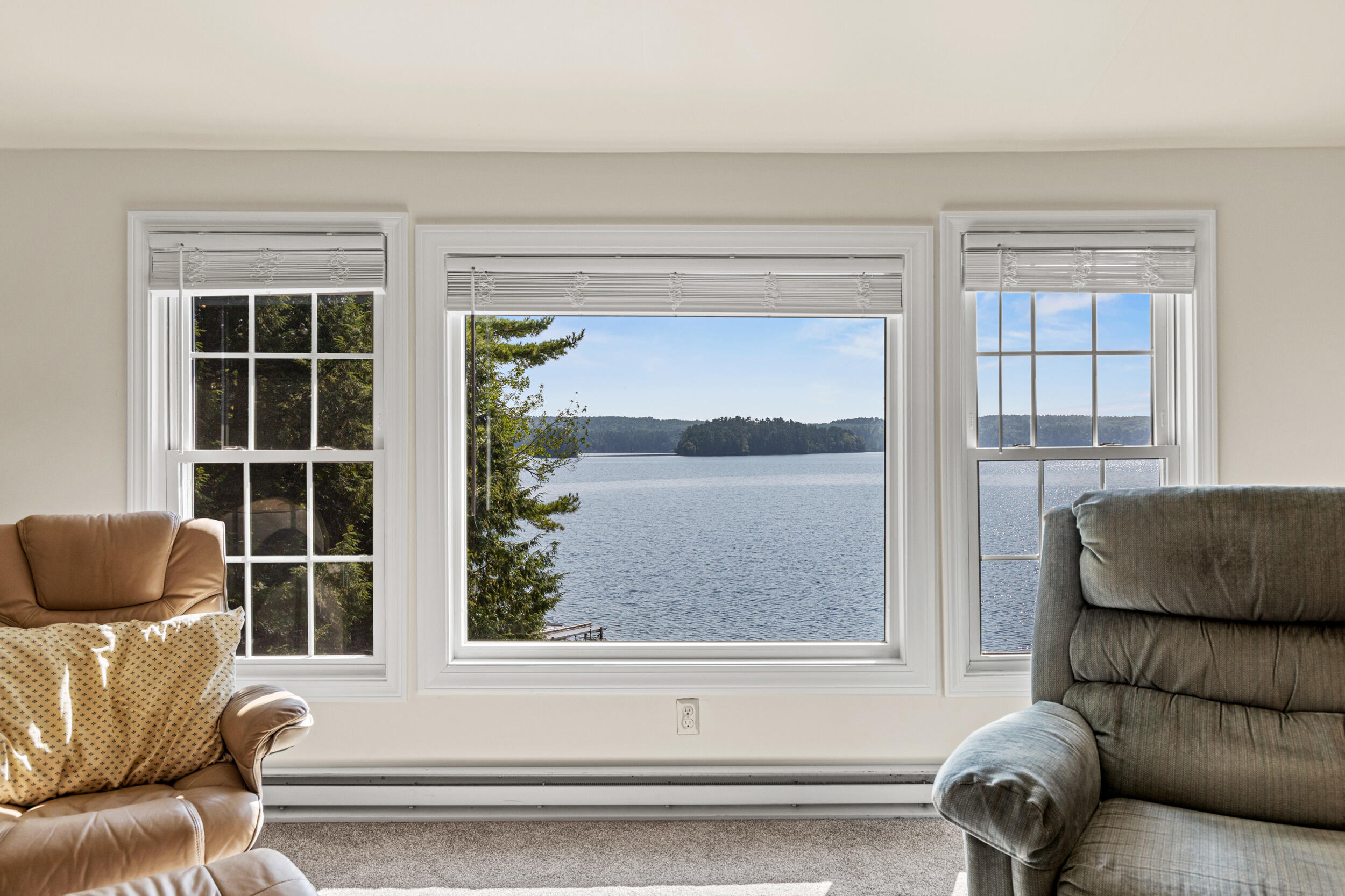 235 Mt Hunger Shore Road Windham, ME 04062 - Photo 10 of 27 Upstairs living room view