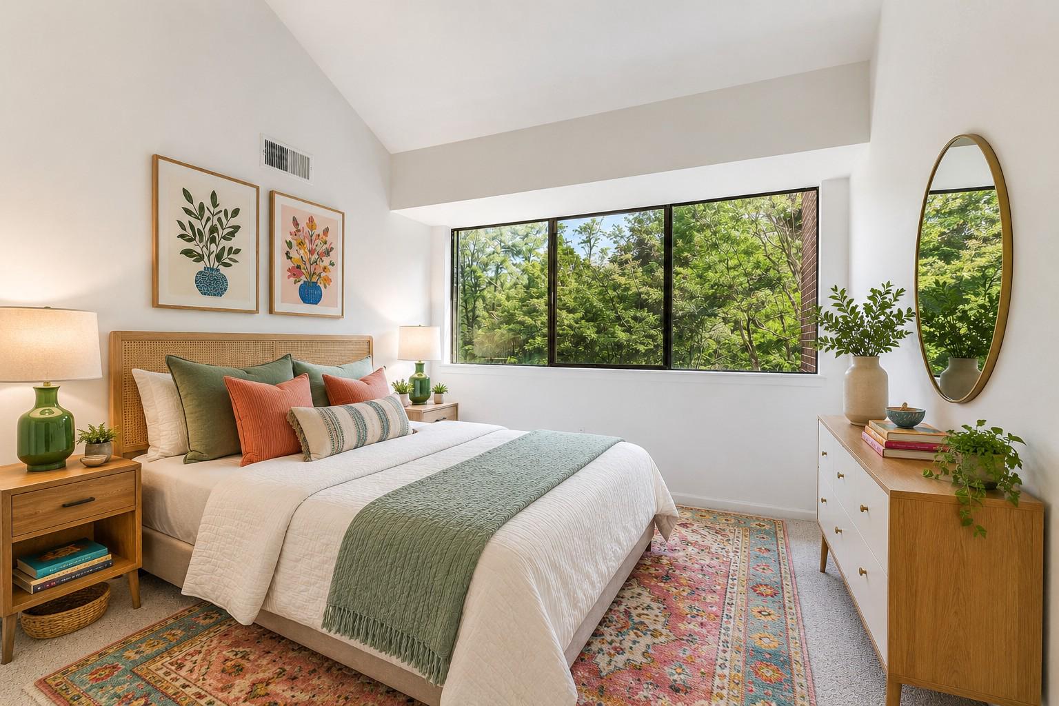 12023 Insha Court Reston, VA 20191 - Photo 33 of 52 a bedroom with a bed and a window
