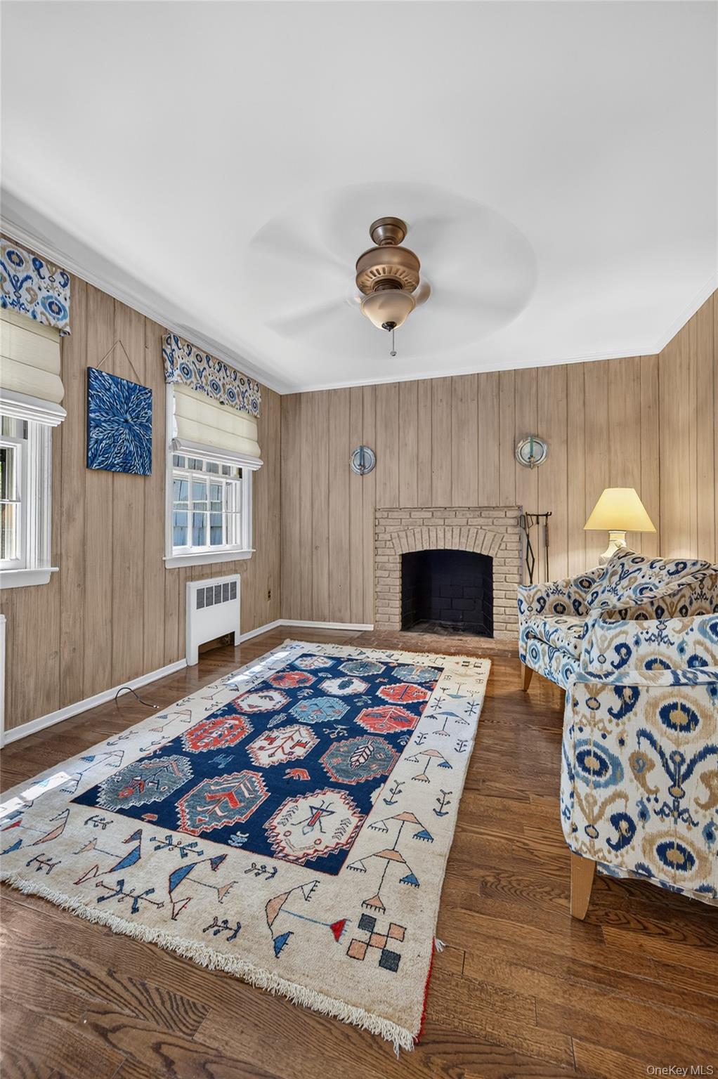 325 Birch Hill Road Locust Valley, NY 11560 - Photo 11 of 18 Den with Wood Burning Fireplace