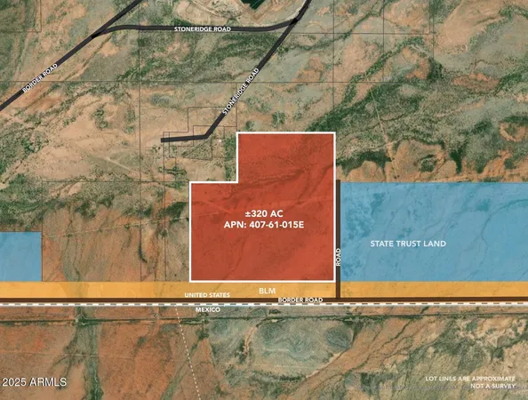 $275,000 | 320-acres North Stone Ridge Road, Douglas, AZ 85607