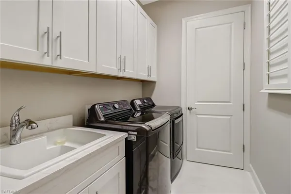 a view of a kitchen sink