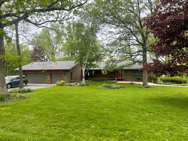 a backyard of a house