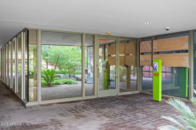 a very nice looking room with a large window