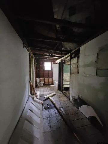 a living room with patio