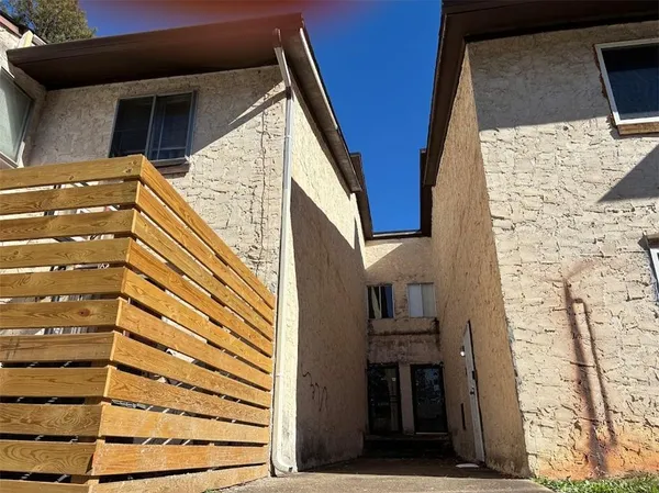 a view of front door
