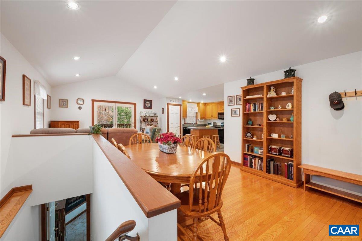 1411 Hill Hollow Road Faber, VA 22938 - Photo 19 of 50 a view of a dining room with furniture and wooden floor