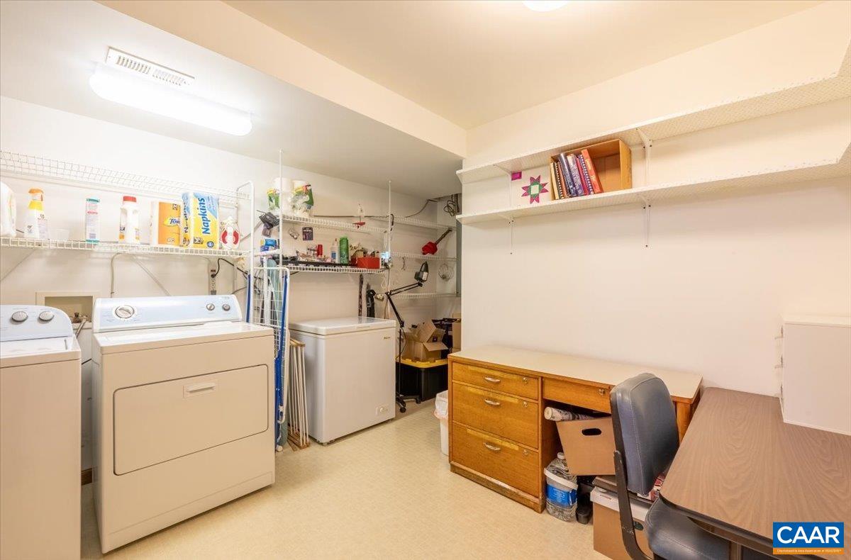 1411 Hill Hollow Road Faber, VA 22938 - Photo 32 of 50 a view of a workspace with furniture and toys