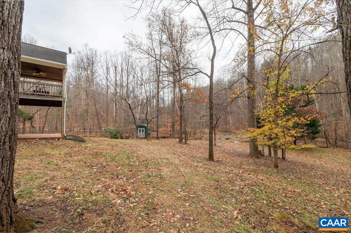 1411 Hill Hollow Road Faber, VA 22938 - Photo 36 of 50 a view of a backyard of the house