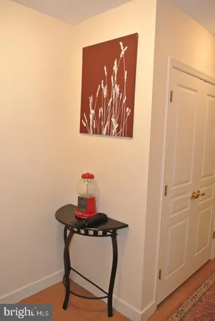 a view of a hallway with a elevator