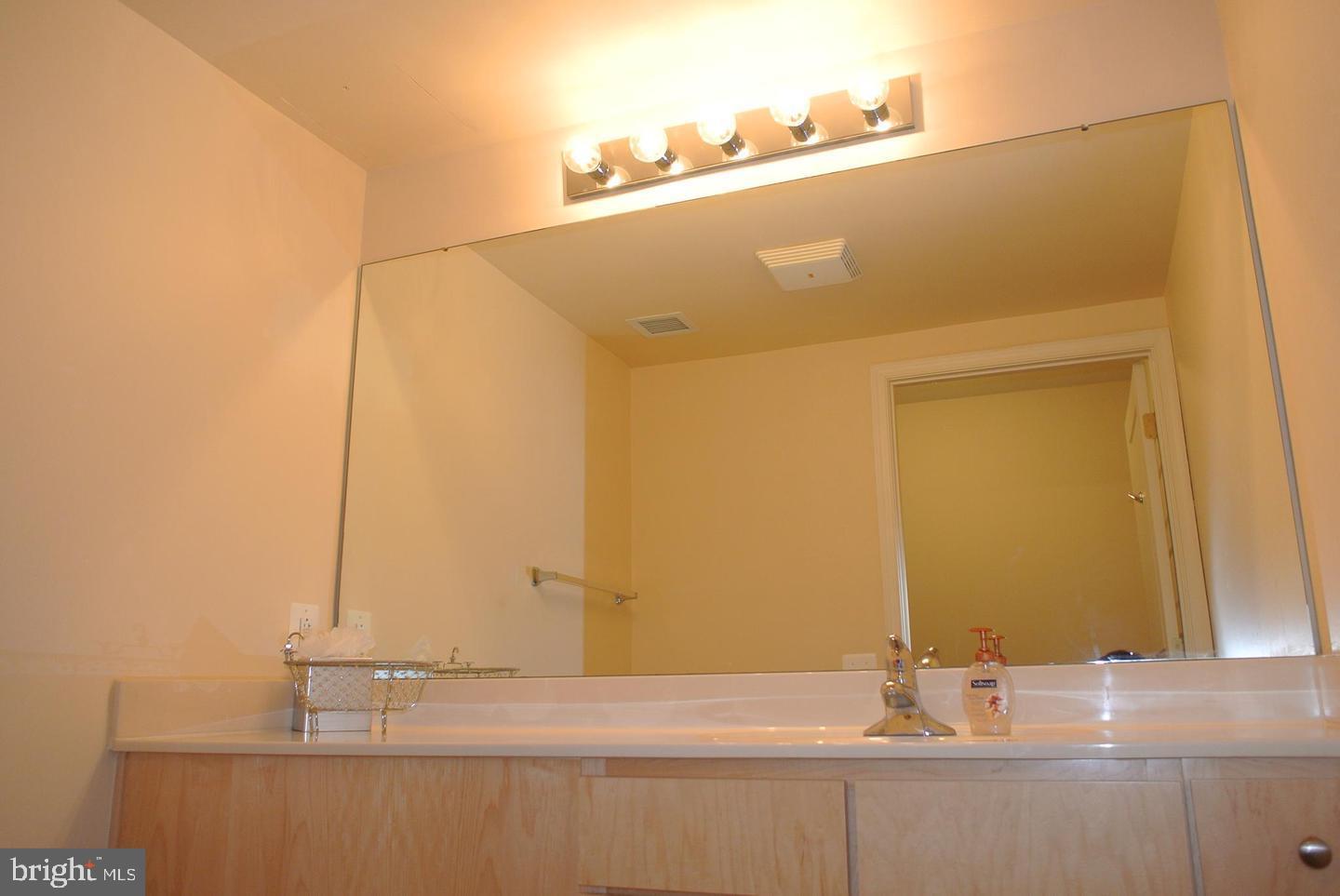 616 E Street Northwest, Unit 447 Washington, DC 20004 - Photo 8 of 28 a bathroom with a sink and a mirror
