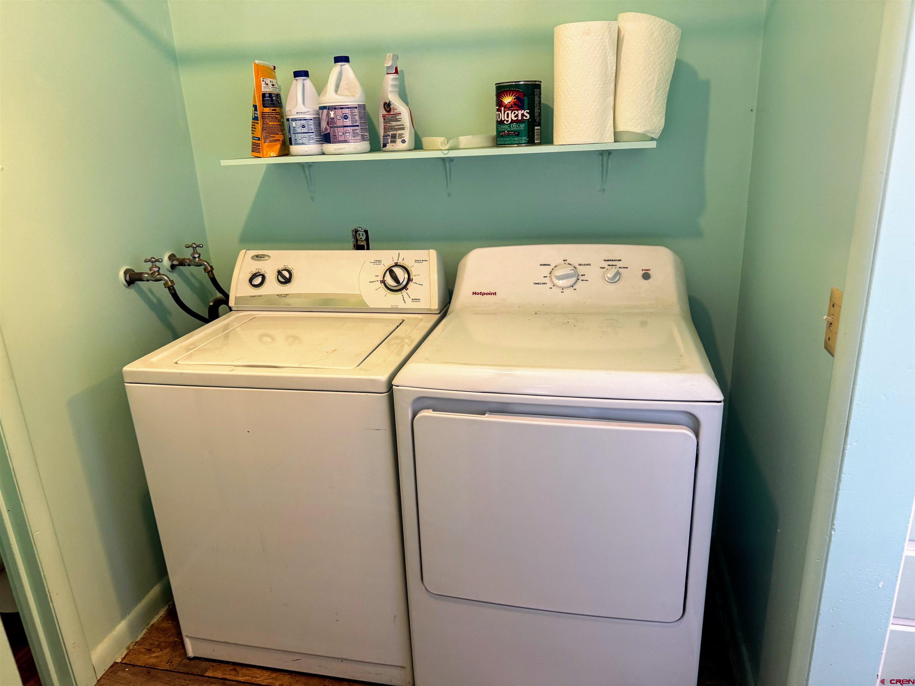 20114 Austin Road Austin, CO 81410 - Photo 17 of 26 a utility room with dryer and washer