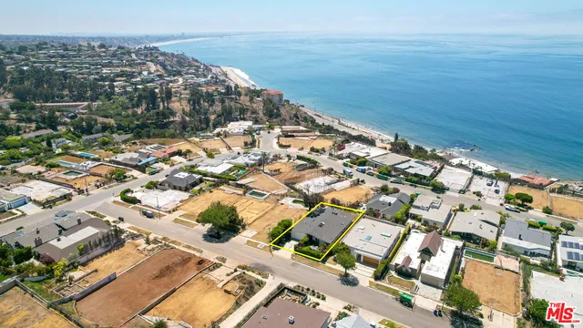 a view of city and ocean