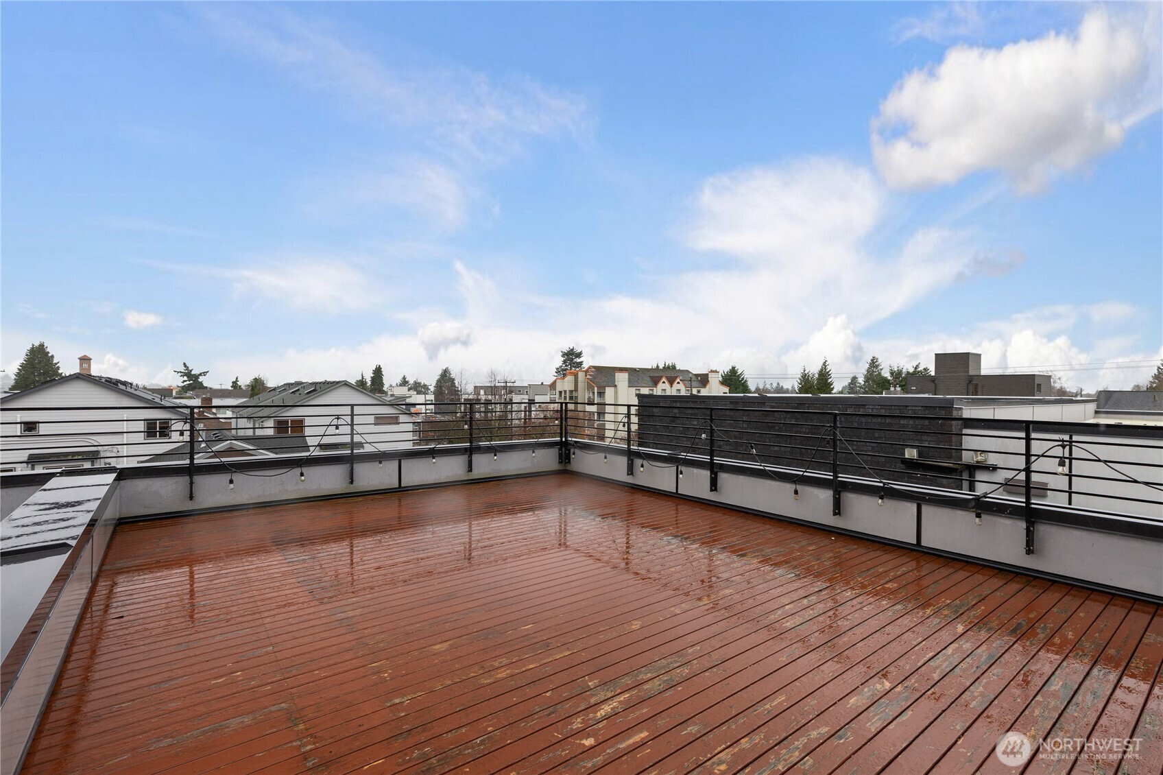 4272 Southwest Bradford Street Seattle, WA 98116 - Photo 26 of 28 a view of a terrace with skyline