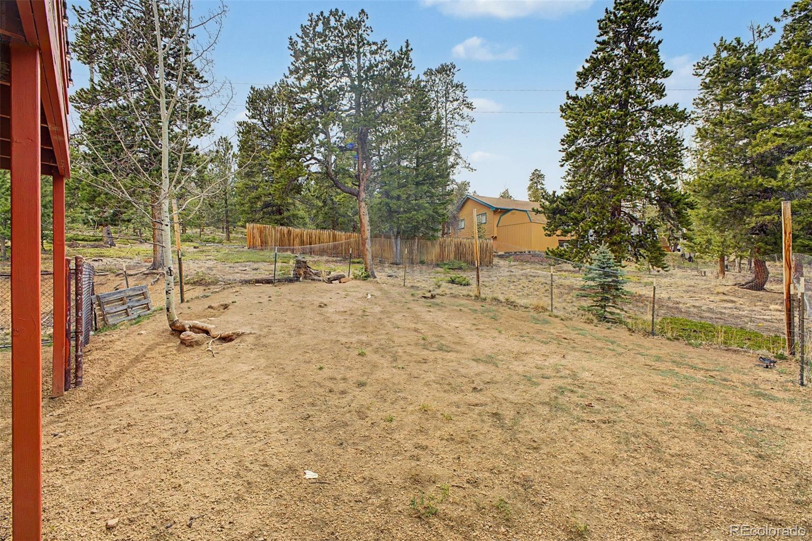 76 Highlands Drive Bailey, CO 80421 - Photo 41 of 49 a row of trees in front of a house