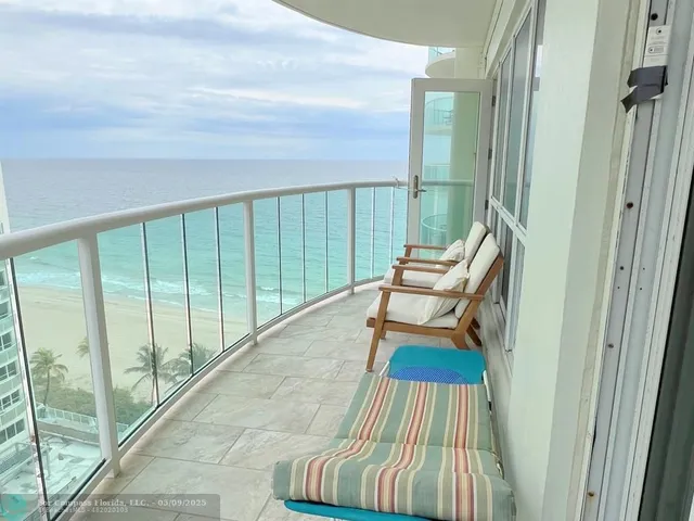 a view of outdoor space with seating