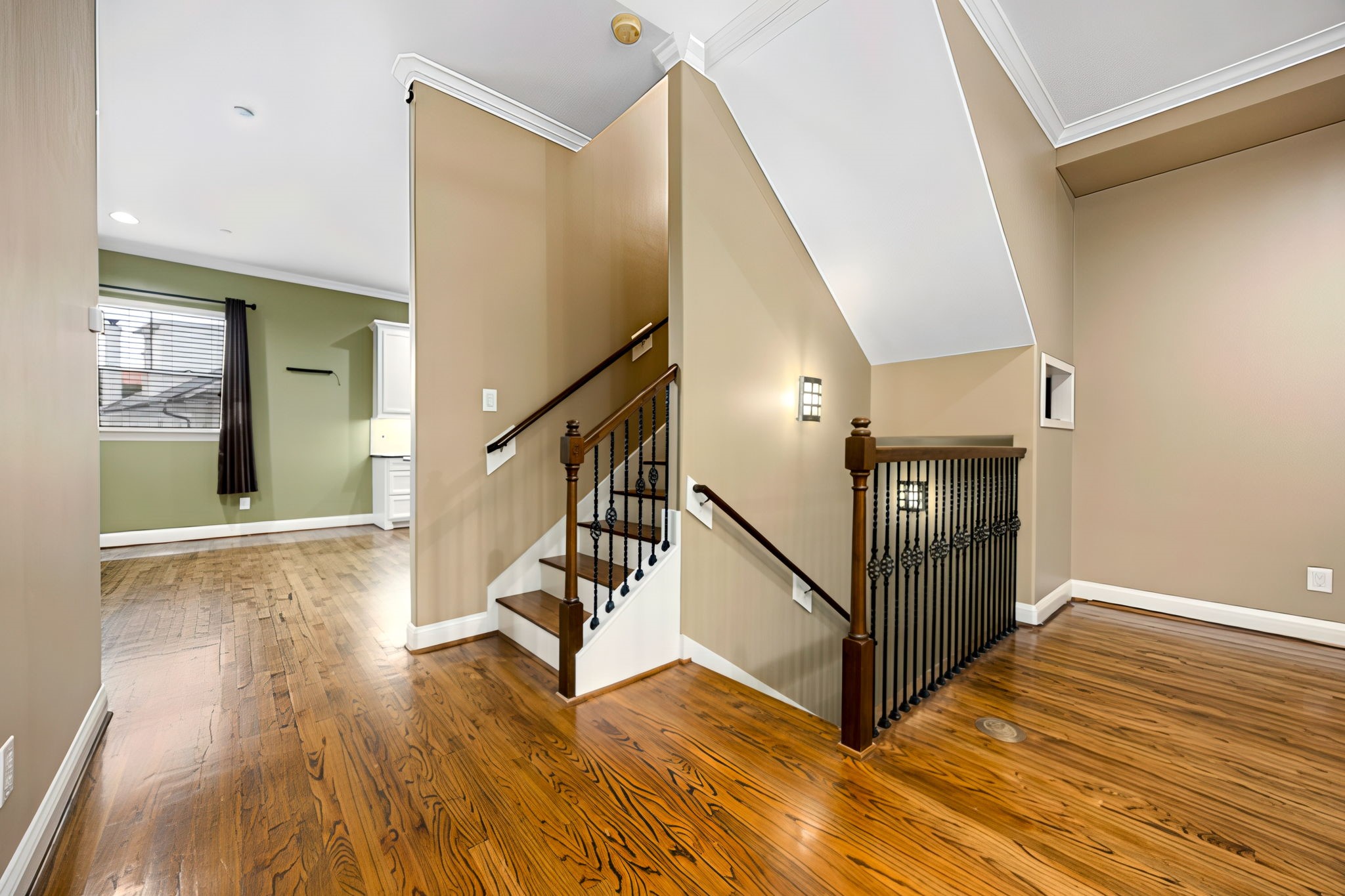 2611 Riverside Drive, Unit D Houston, TX 77004 - Photo 8 of 50 a view of entryway with wooden floor and stairs