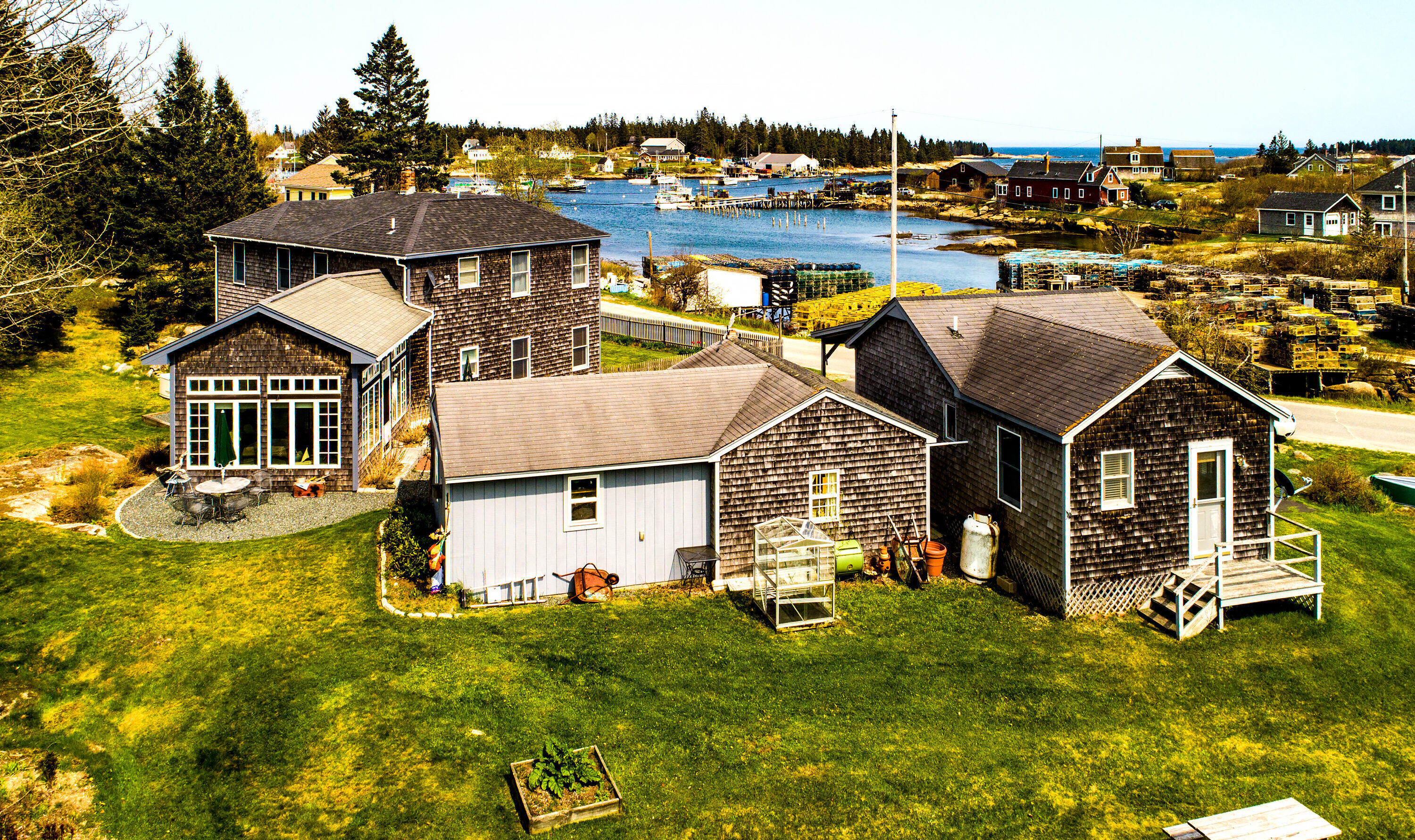 677 Corea Road Gouldsboro, ME 04624 - Photo 3 of 51 Aerial harbor view