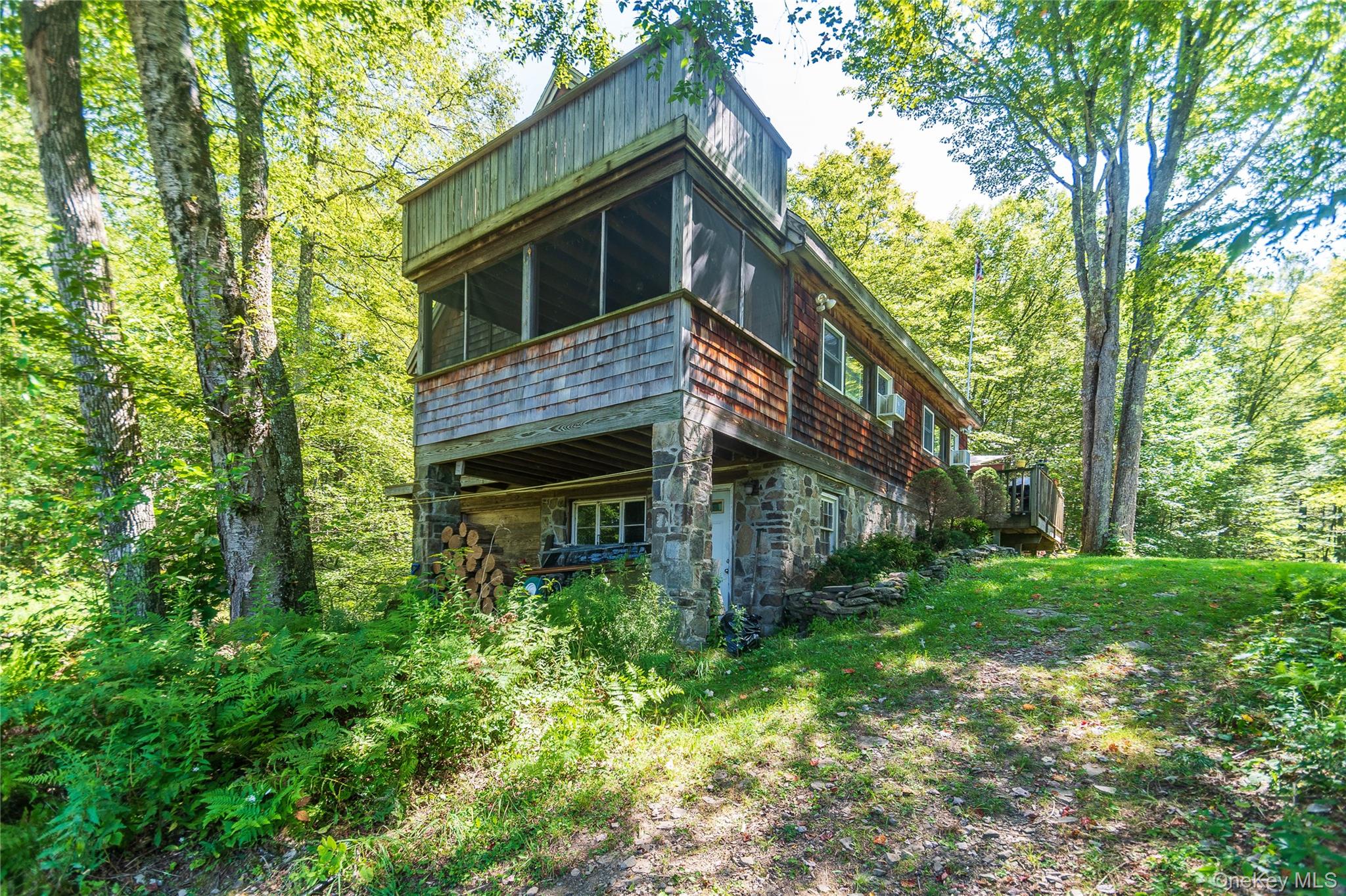 885 Grandview Road Hancock, NY 13783 - Photo 2 of 45 a backyard of a house with lots of green space