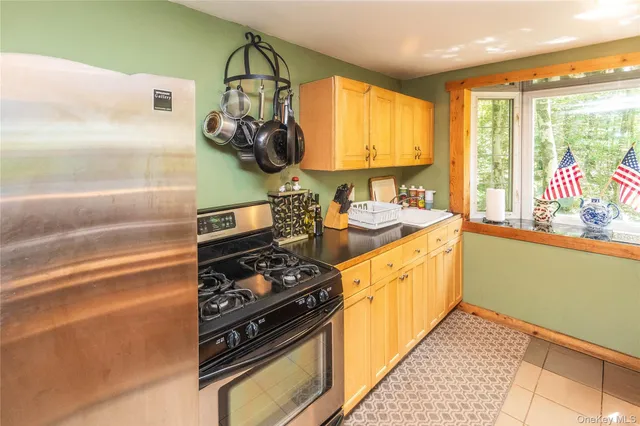 a kitchen with a stove a sink and a refrigerator