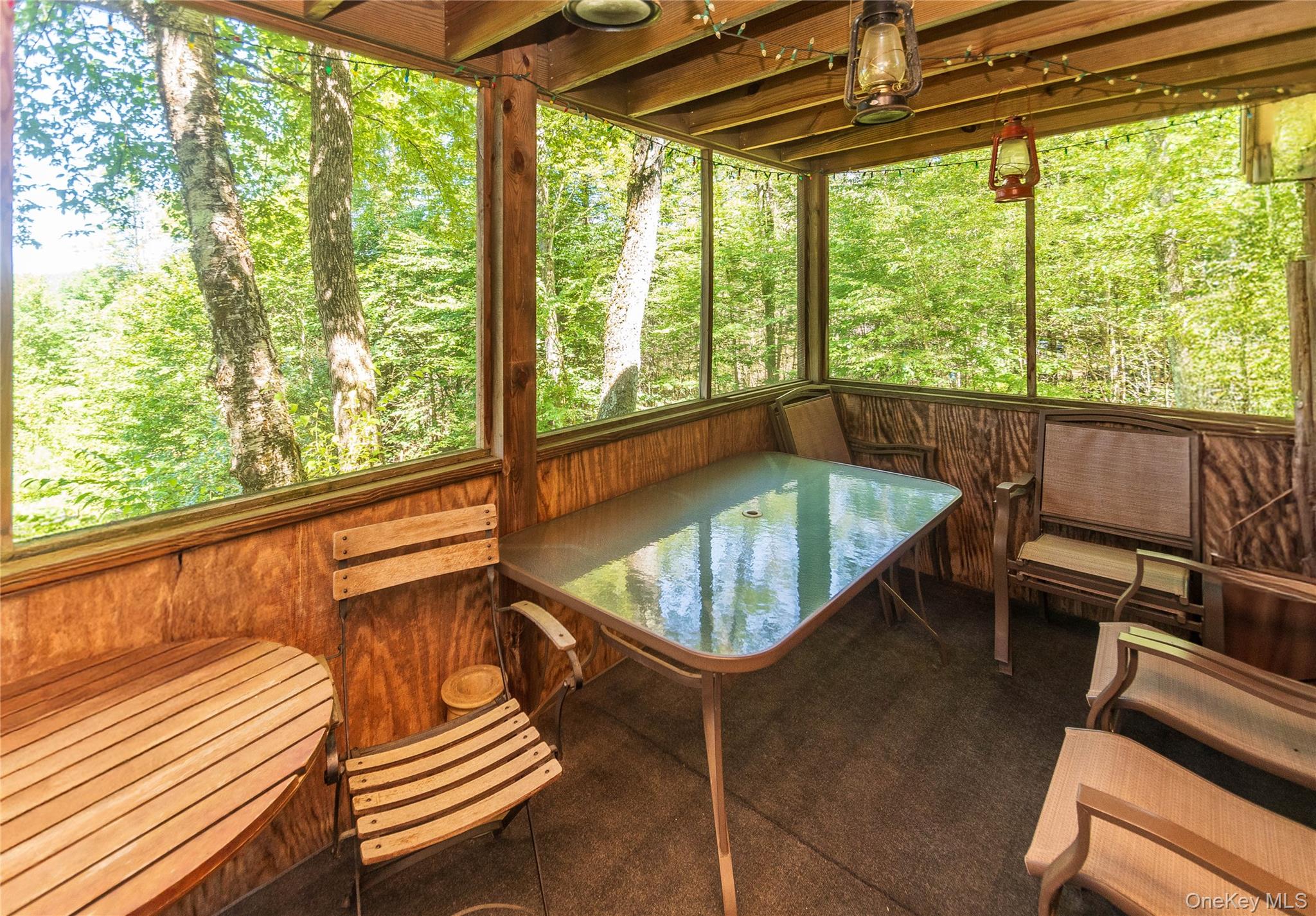 885 Grandview Road Hancock, NY 13783 - Photo 38 of 45 a view of a patio with swimming pool