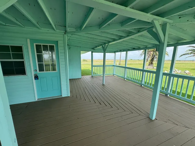 a view of outdoor space and deck