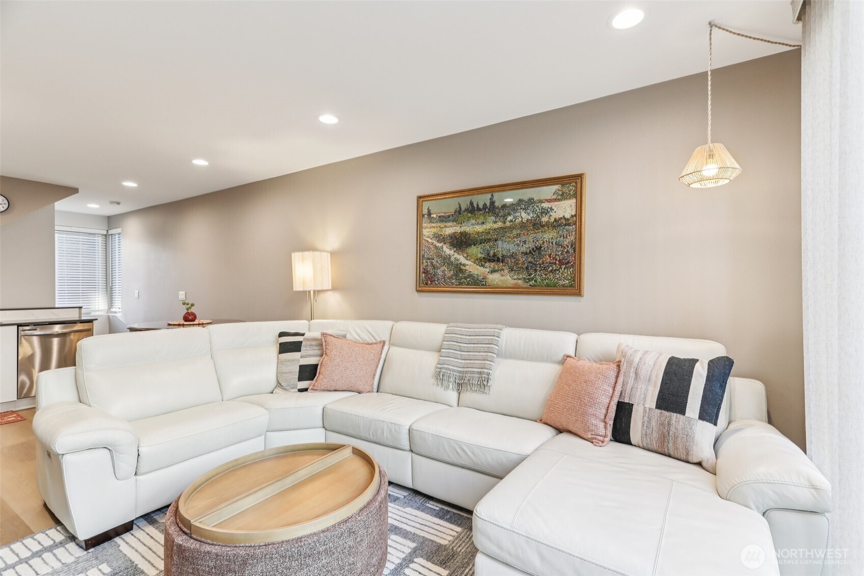 7514 43rd Avenue South, Unit B Seattle, WA 98118 - Photo 11 of 40 a living room with furniture and a couch