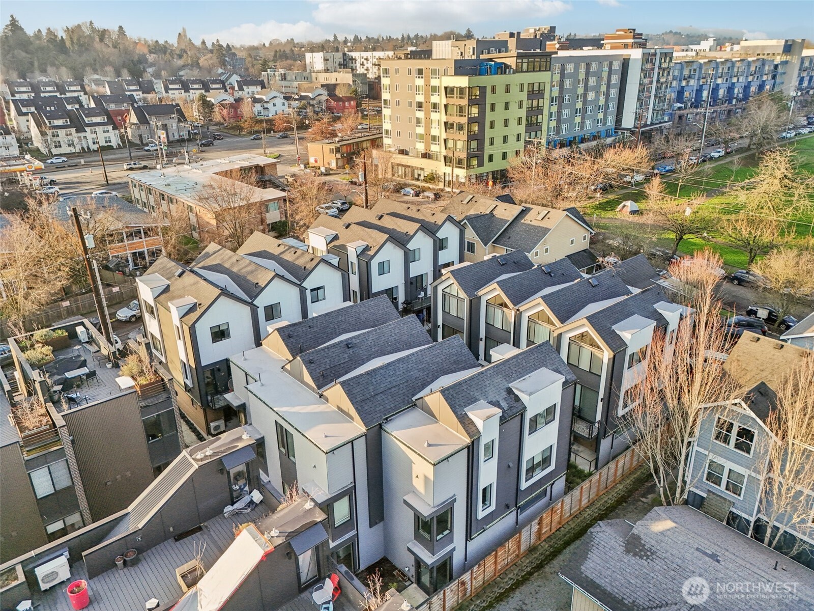 7514 43rd Avenue South, Unit B Seattle, WA 98118 - Photo 38 of 40 a view of a city with tall buildings