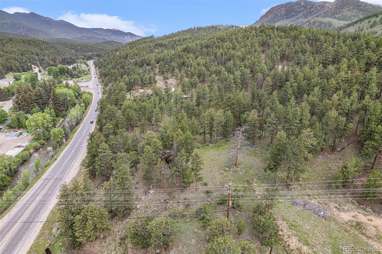 60477 US Highway 285 Bailey, CO 80421 - Photo 9 of 10 a view of a forest with a mountain