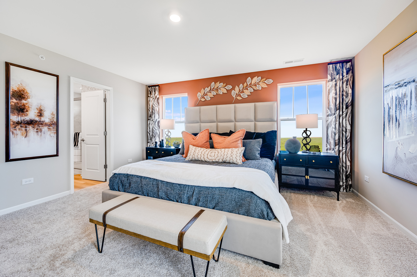 4241 Meadowridge Road Woodstock, IL 60098 - Photo 13 of 20 a bedroom with furniture and a window