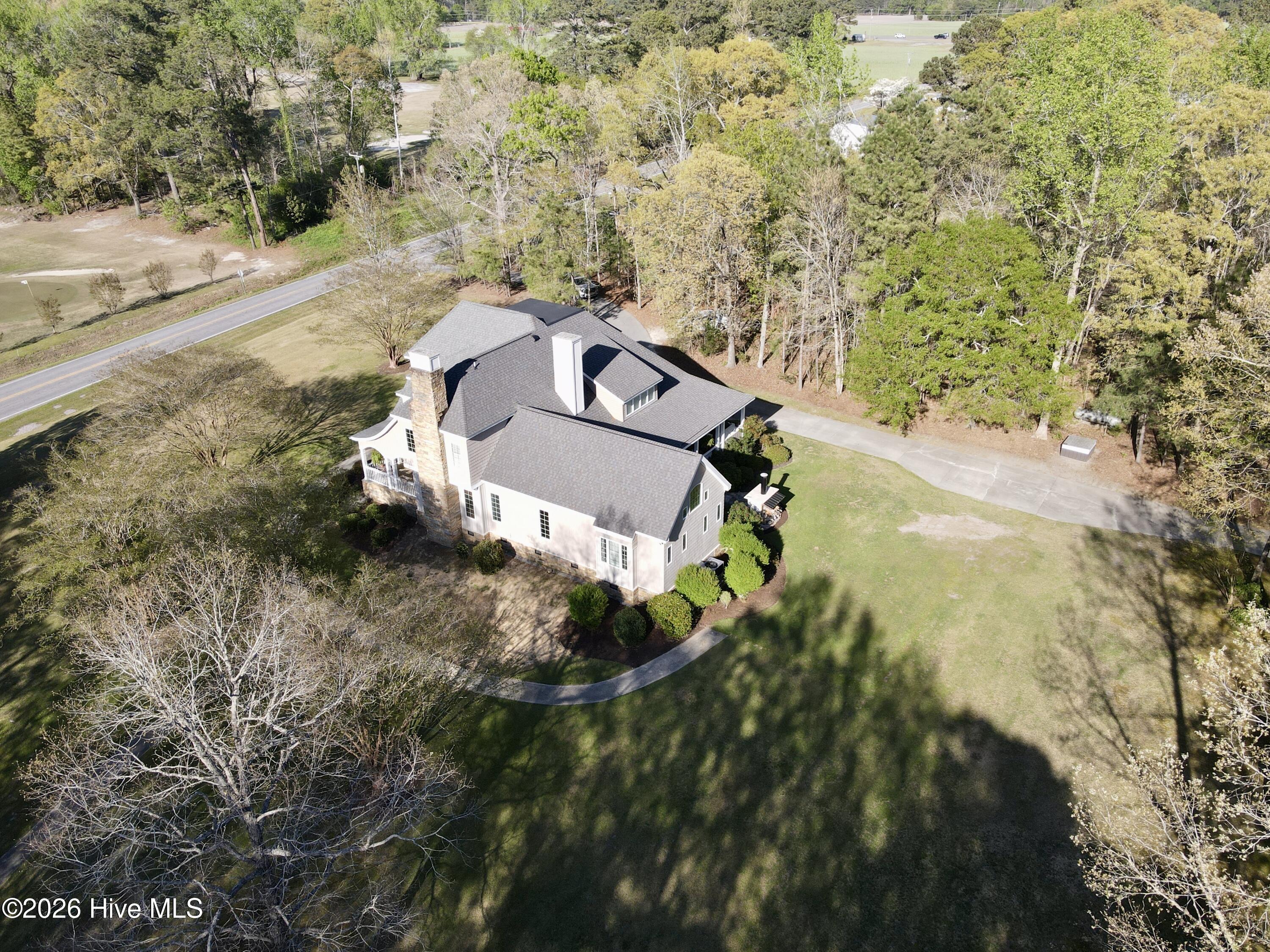 1285 Bear Grass Road Williamston, NC 27892 - Photo 12 of 130 Back side aerial view