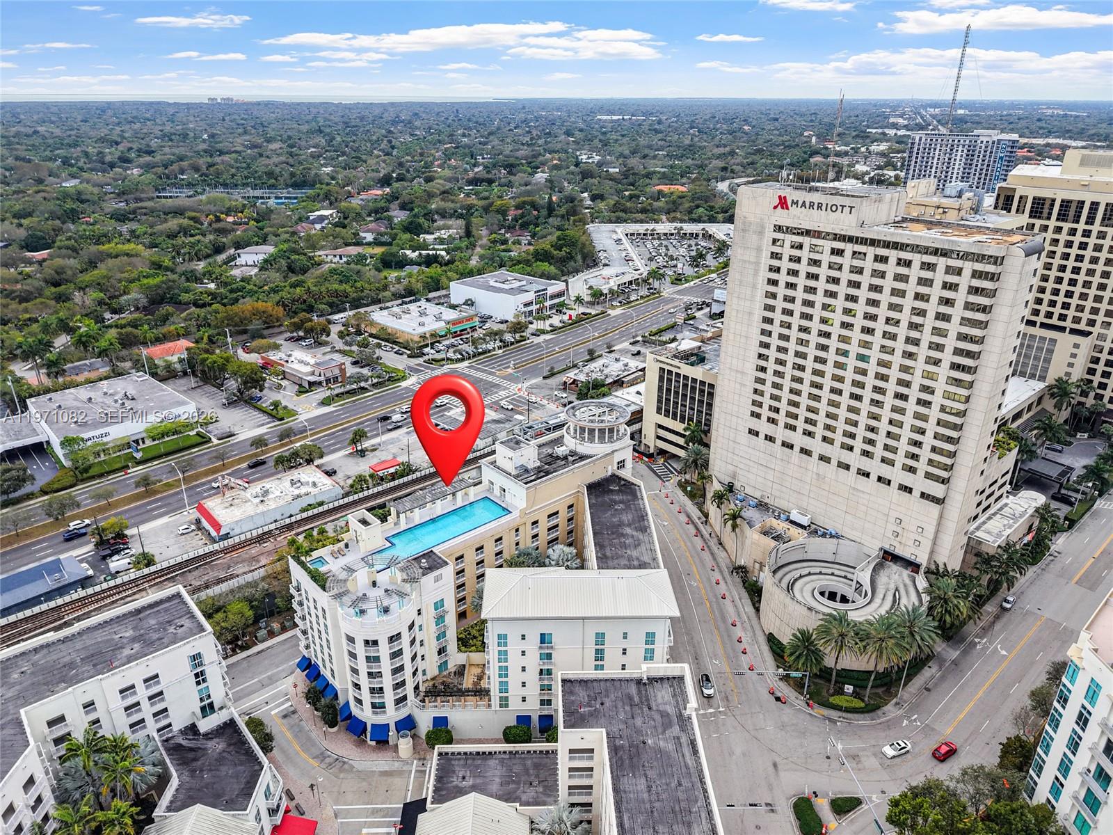 7275 Southwest 90th Way, Unit 404 Miami, FL 33156 - Photo 28 of 35 an aerial view of a city
