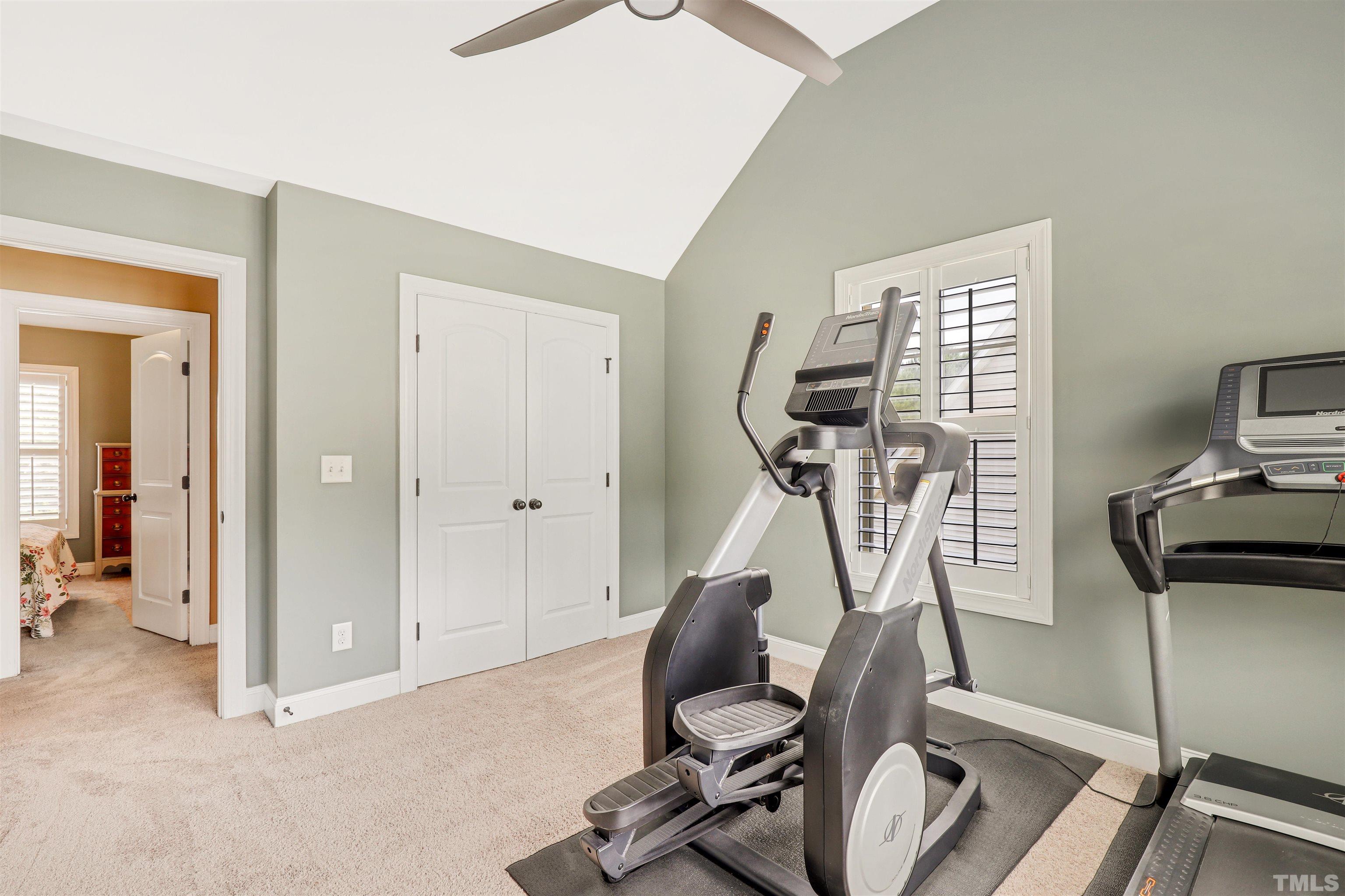 4312 Glengrove Road Raleigh, NC 27616 - Photo 29 of 50 a view of a room with gym equipment