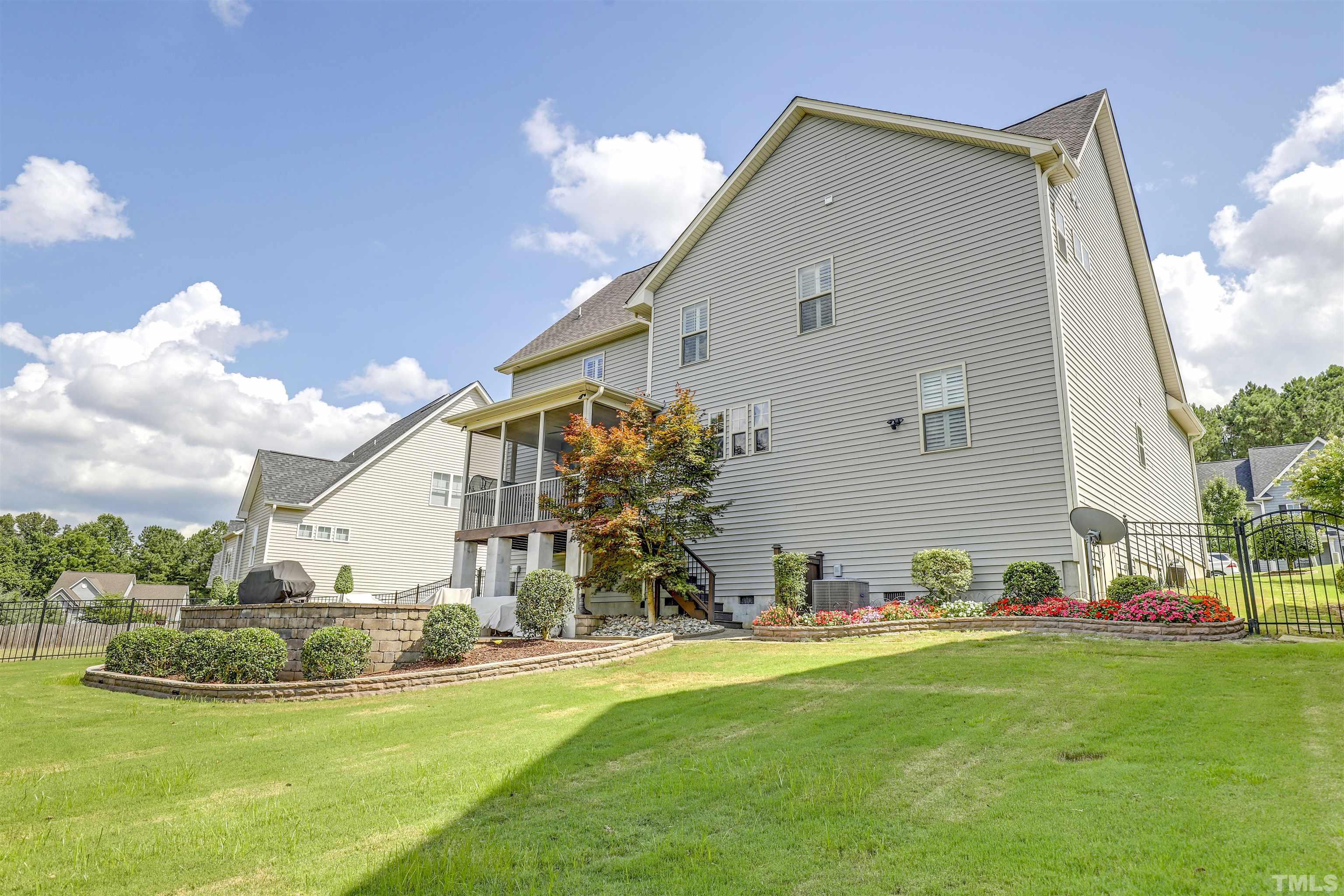 4312 Glengrove Road Raleigh, NC 27616 - Photo 46 of 50 a view of a backyard of the house