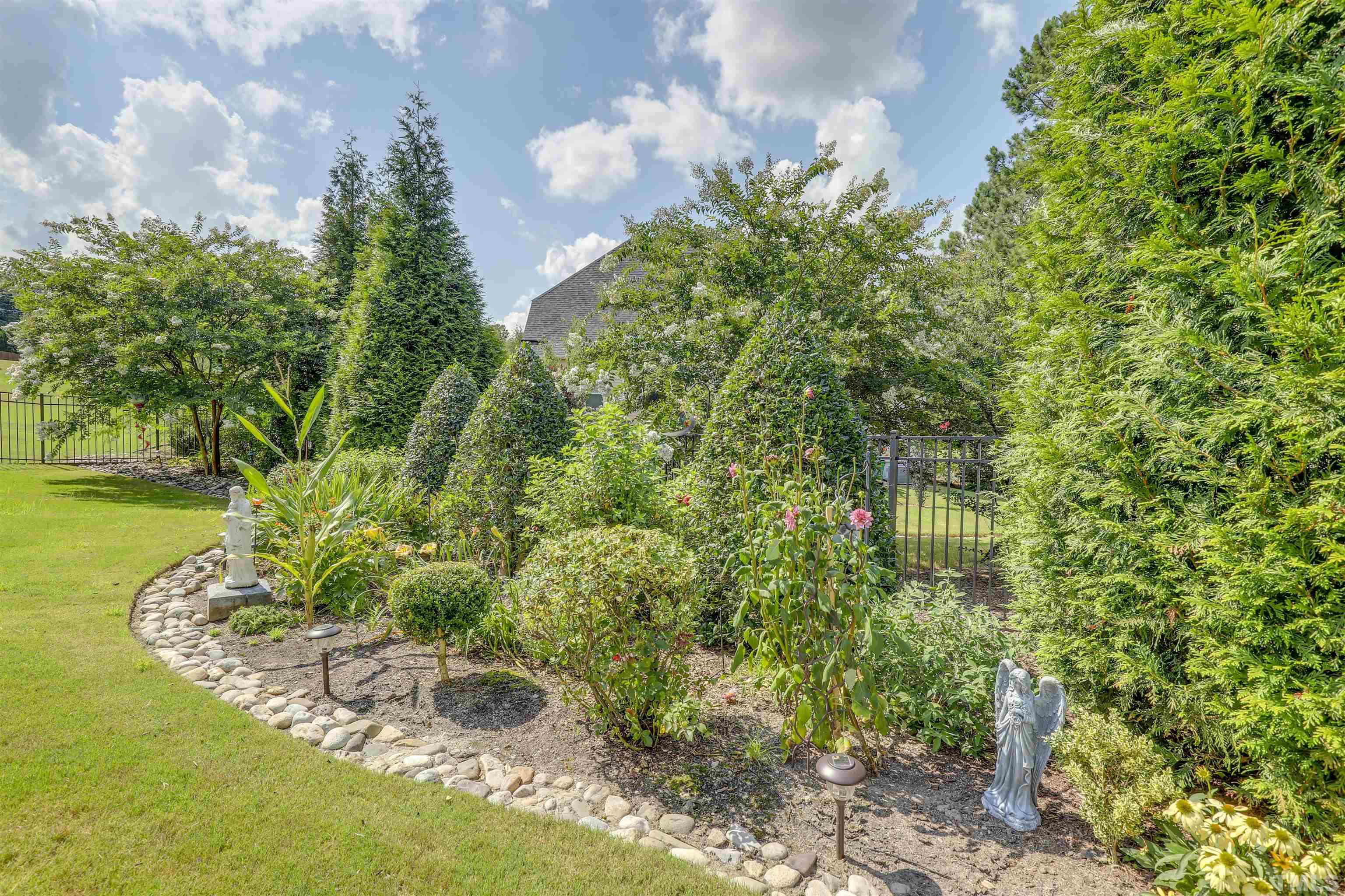 4312 Glengrove Road Raleigh, NC 27616 - Photo 48 of 50 a view of a garden