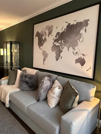 a bed room with a bed and a couch