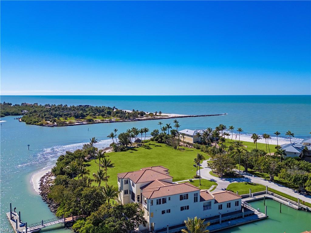 100 Bay Road Naples, FL 34102 - Photo 10 of 12 Bird's eye view of a large body of water