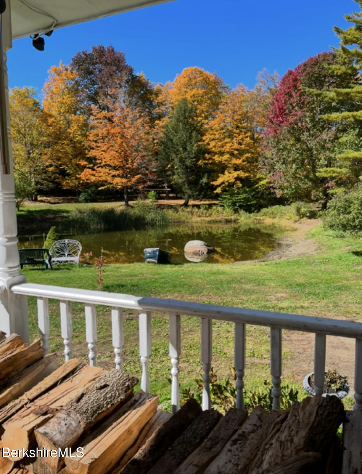 1689 East Windsor Road Windsor, MA 01270 - Photo 16 of 57 a view of a balcony with lake view